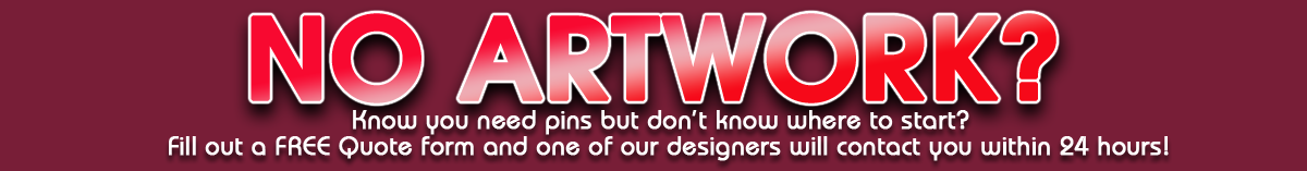 Noartwork Banner from Discount-Tradingpins.com